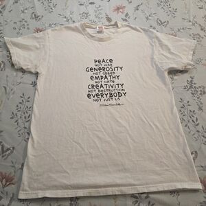 Peace Not War Graphic Tee | Fruit of the Loom Heavy Cotton | Size Large